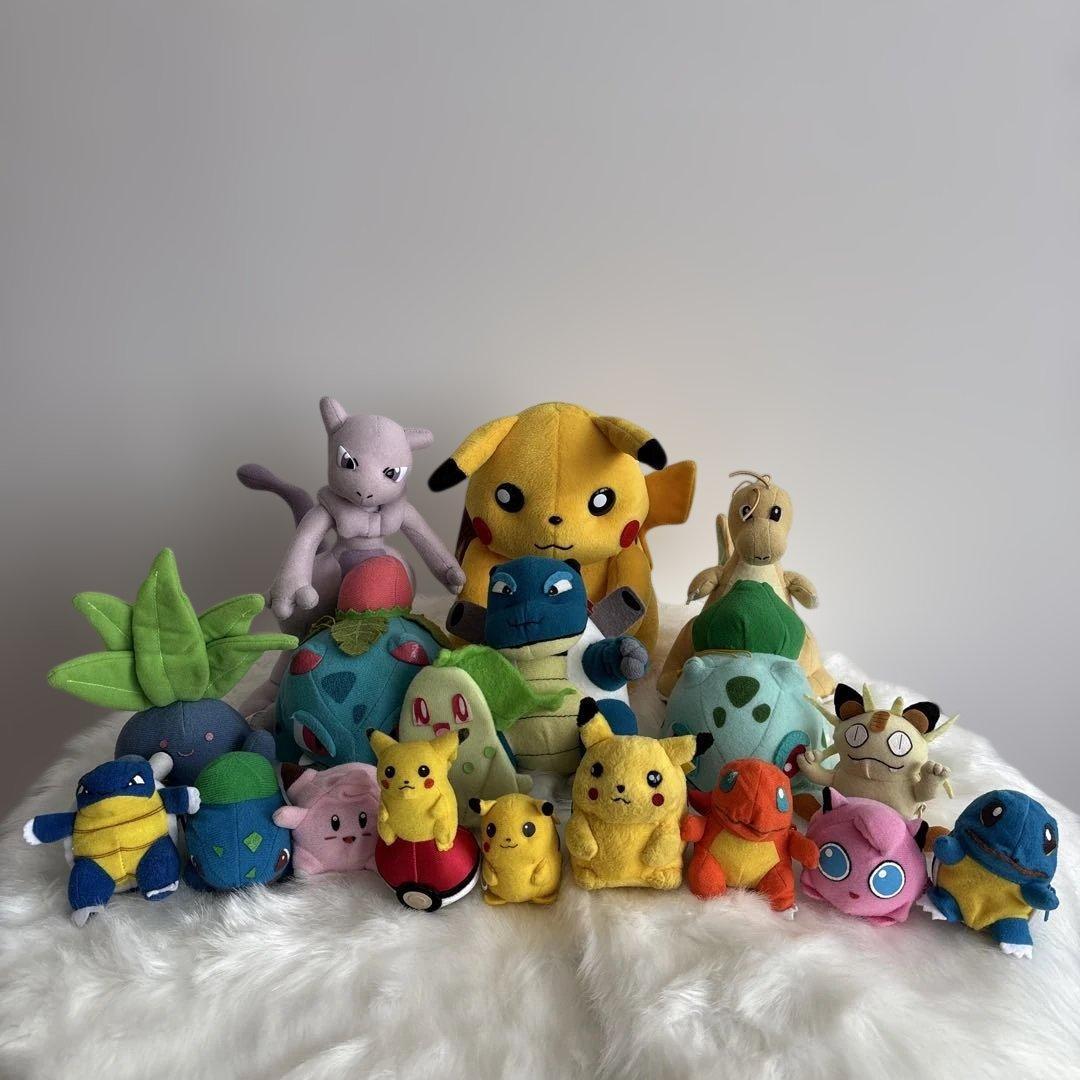 ポケモンのぬいぐるみ達