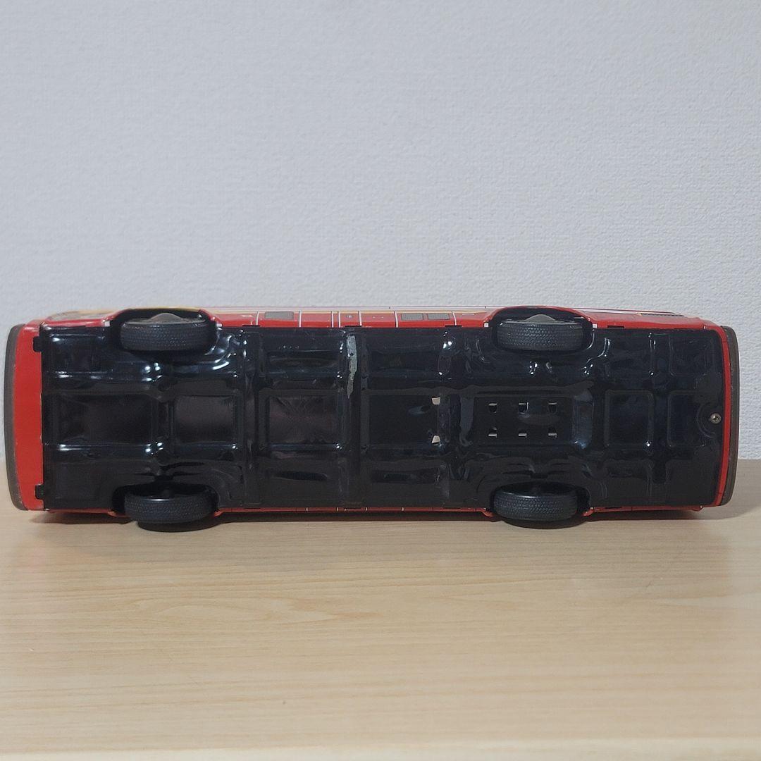 土日限定価格 昭和レトロ ブリキ PMA製 はとバス 40cm