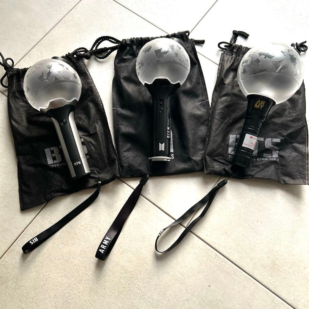 BTS ペンライト 3本セット アミボム