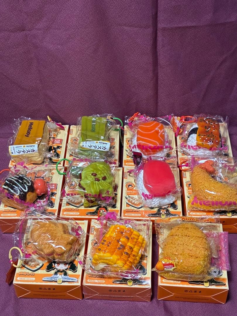 Mellojoy スクイーズ　和食シリーズセット