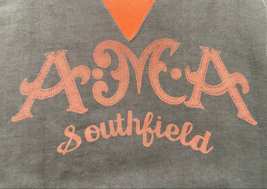 美品 deluxeware 両V フリーダムスリーブ ツートーン スウェット L