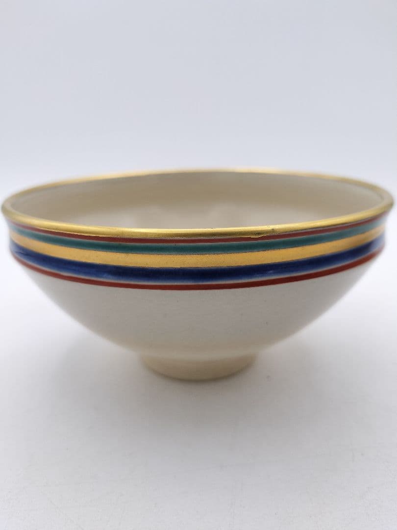 c774 数茶碗 独楽文 手塚桐鳳 10客 木箱 茶道具 古物