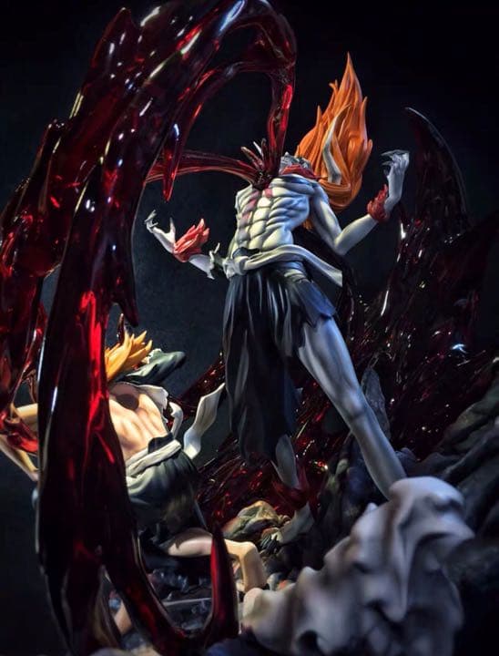 BLEACH  黒衣少年図 黒崎一護 ガレージキット ガレキ スタチュー②④