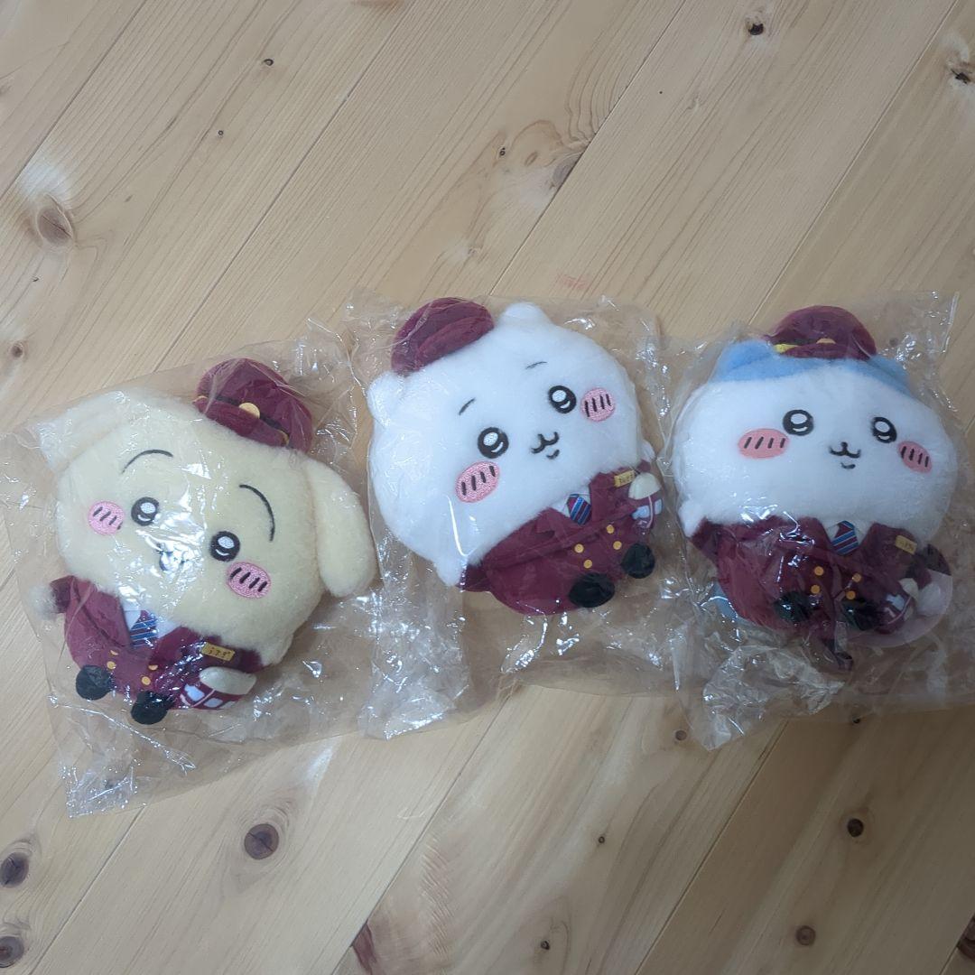 ちいかわ　阪急電車なほわほわぬいぐるみS　ちいかわ阪急