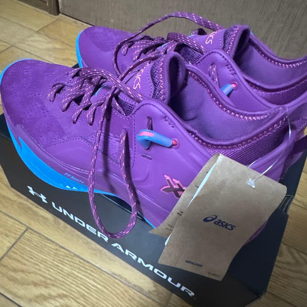 アシックス X1 バスケットボールシューズ パープル