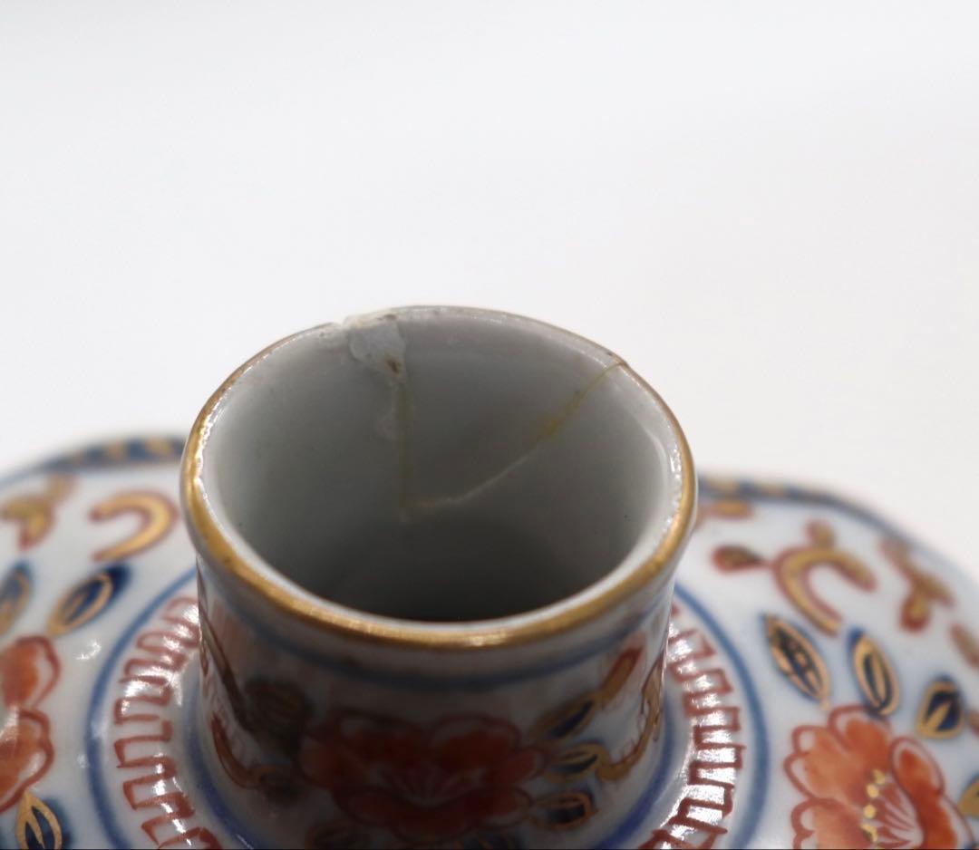 江戸　伊万里錦絵　水注　大明成化年製　送料込み250901