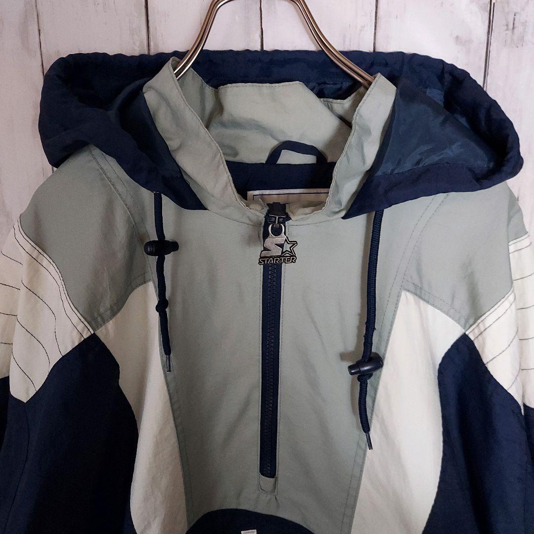 【MLB】スターター ヤンキース 90s アノラック ナイロンジャケット 3XL