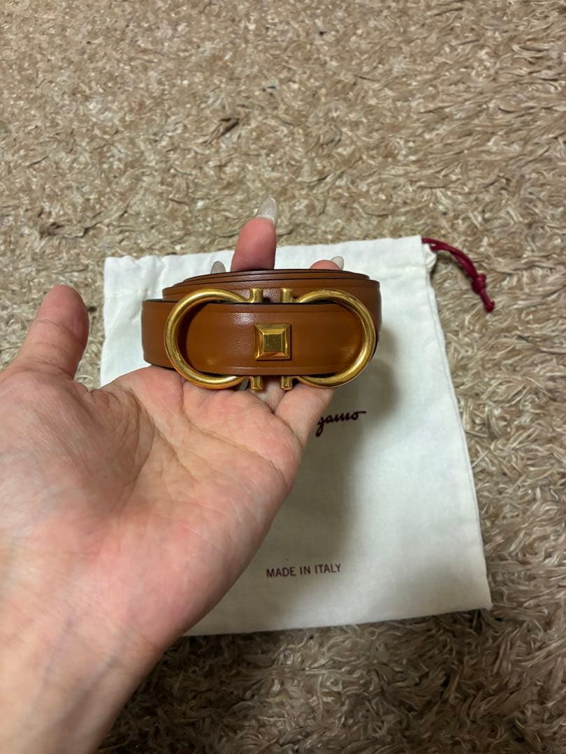 Salvatore Ferragamo ブラウン ベルト