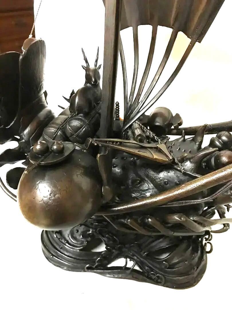 銅製・福寿宝来宝船