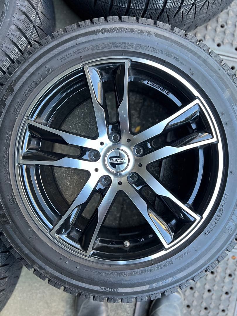  X1 スタッドレスタイヤ(ブリザックRFT)ホイール17インチ4本セット