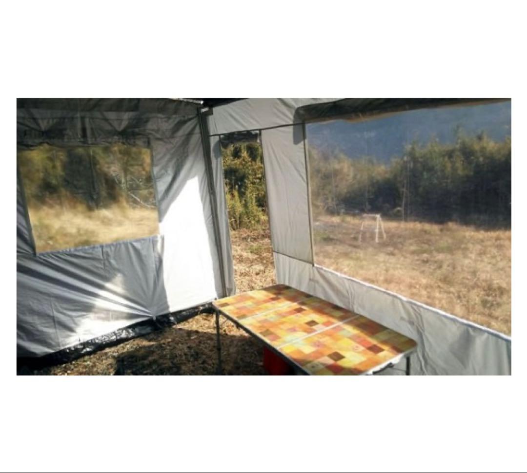 MiMie テントルーム 幅3.5m バンコン用 サイドウォーニング用