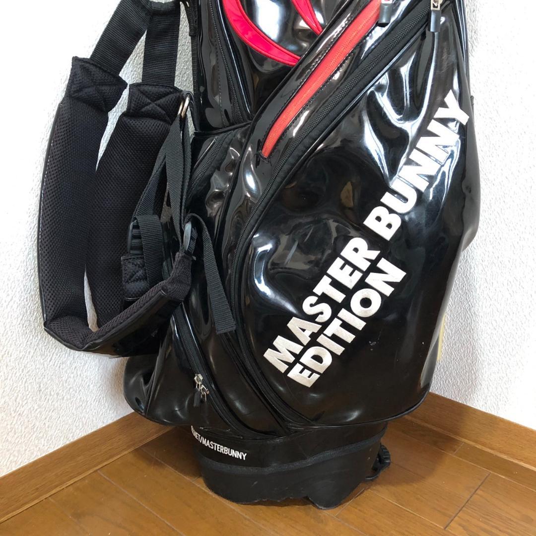 マスターバニーエディション キャディバッグ ブラック エナメル