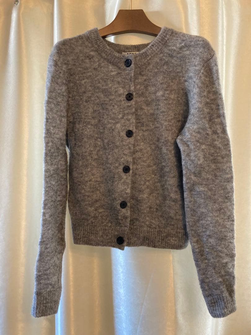 Acne Studios クロップド ショート丈 カーディガン モヘア XS