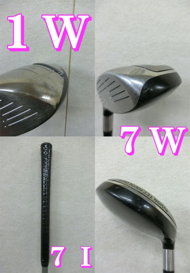 b722 初心者歓迎 キャロウェイ等レディースゴルフクラブ１１本セット