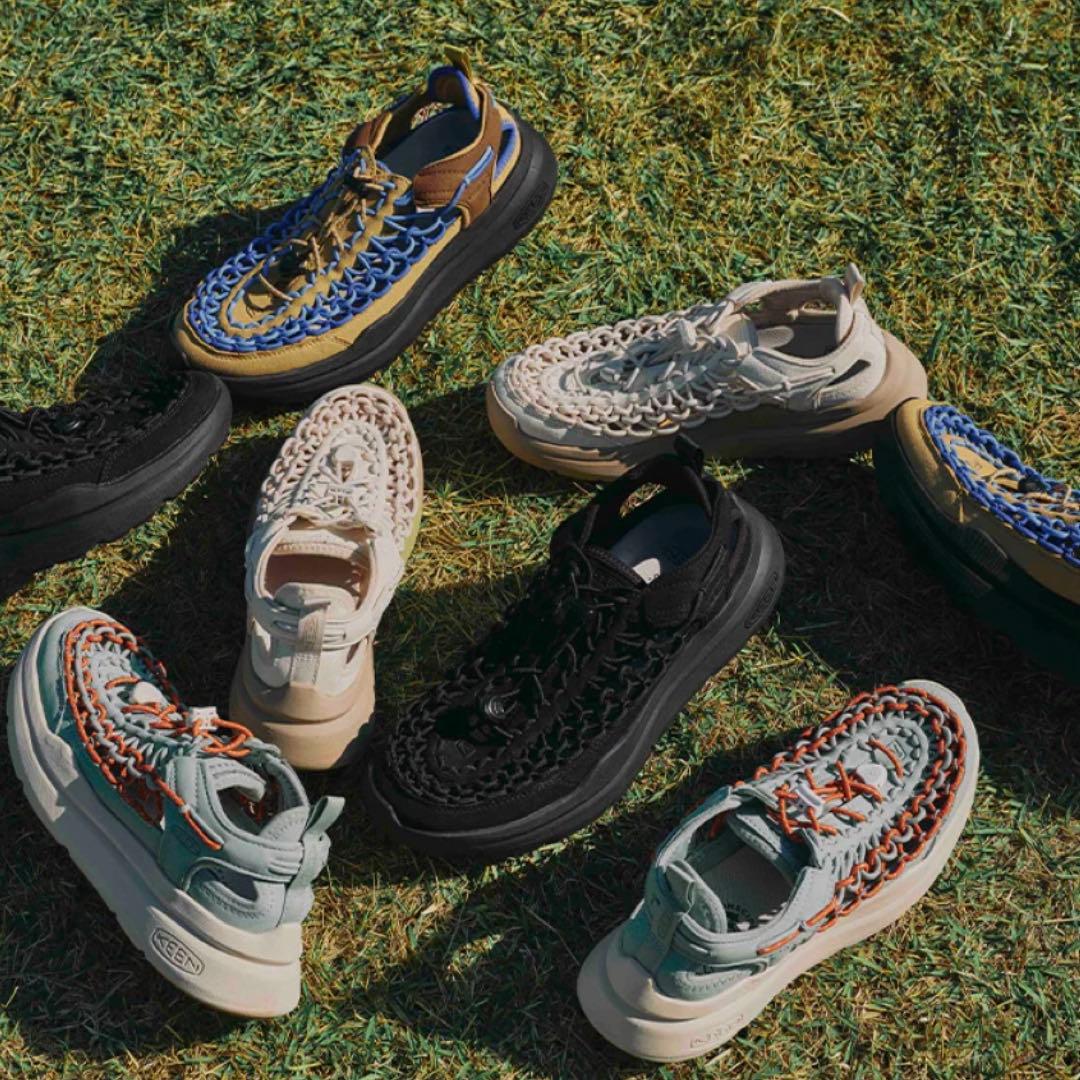 KEEN キーン ウィメンズ ユニーク ダブルケー23.5cmブラック×ブラック