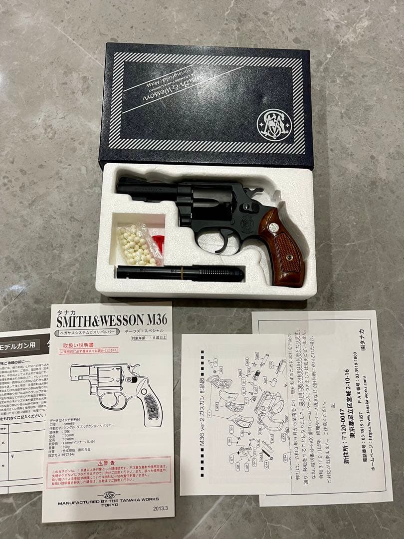 タナカ M36 3inch HW ガス　18才以上