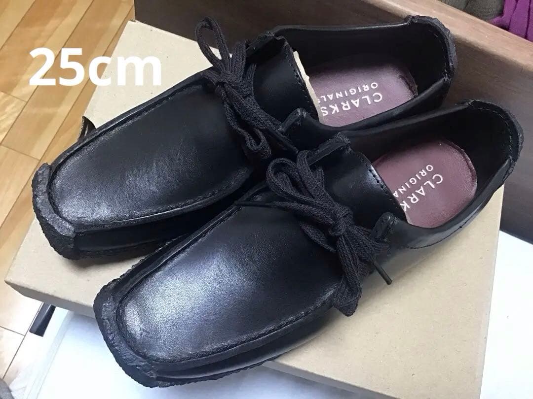 値下げ　未使用品　CLARKS ナタリー　ブラック　25 cm