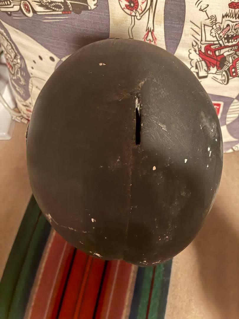 ビンテージ　スカル　髑髏　骸骨　貯金箱　インダストリアル　ネイバーフッド　レトロ