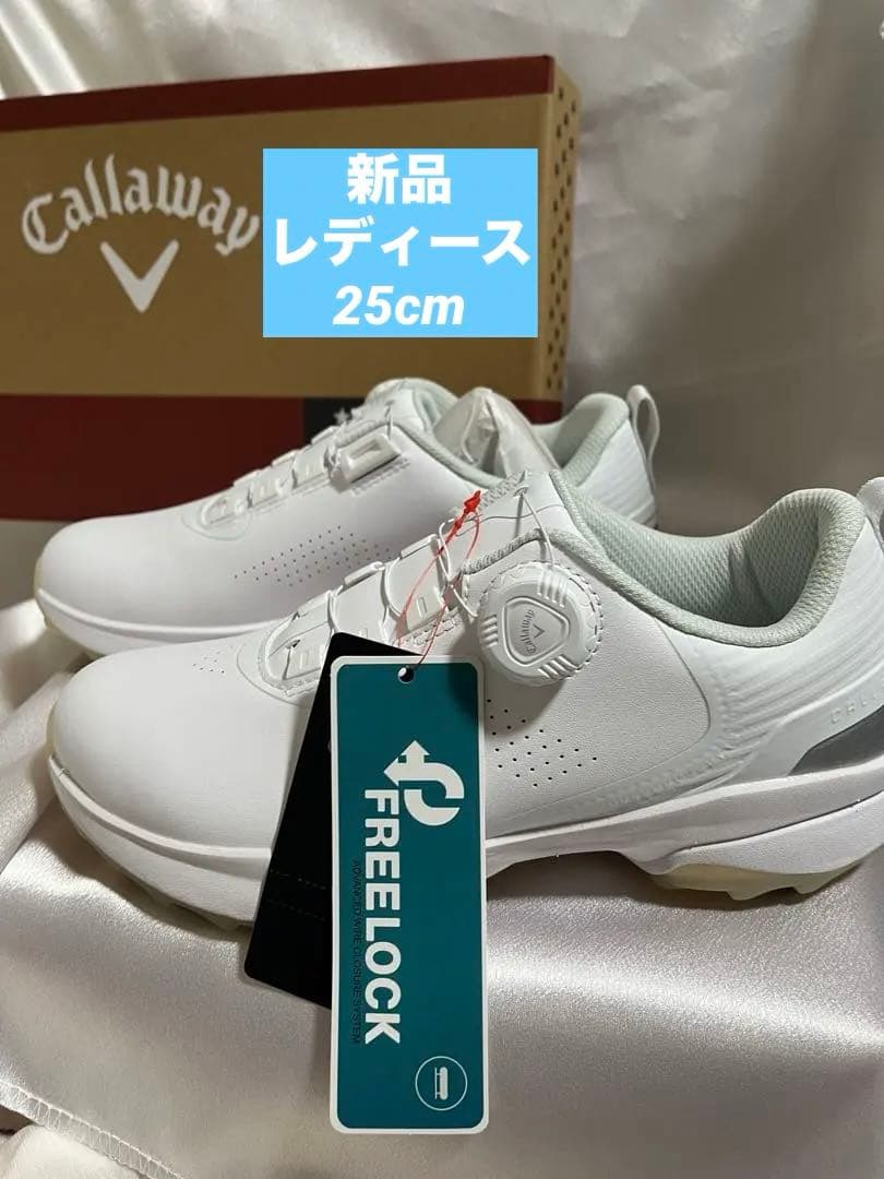 新品キャロウェイゴルフシューズ エアロスポーツ ソフトスパイクシューズダイヤル式
