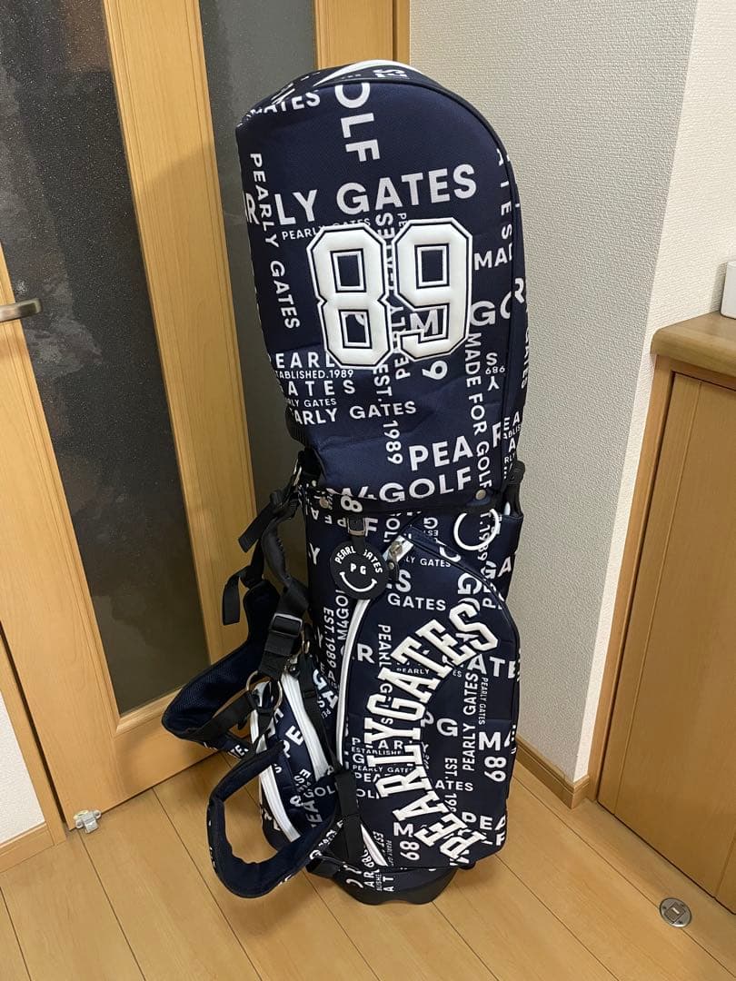 PEARLY GATES スタンド式 ゴルフバッグ キャディバッグ ネイビー