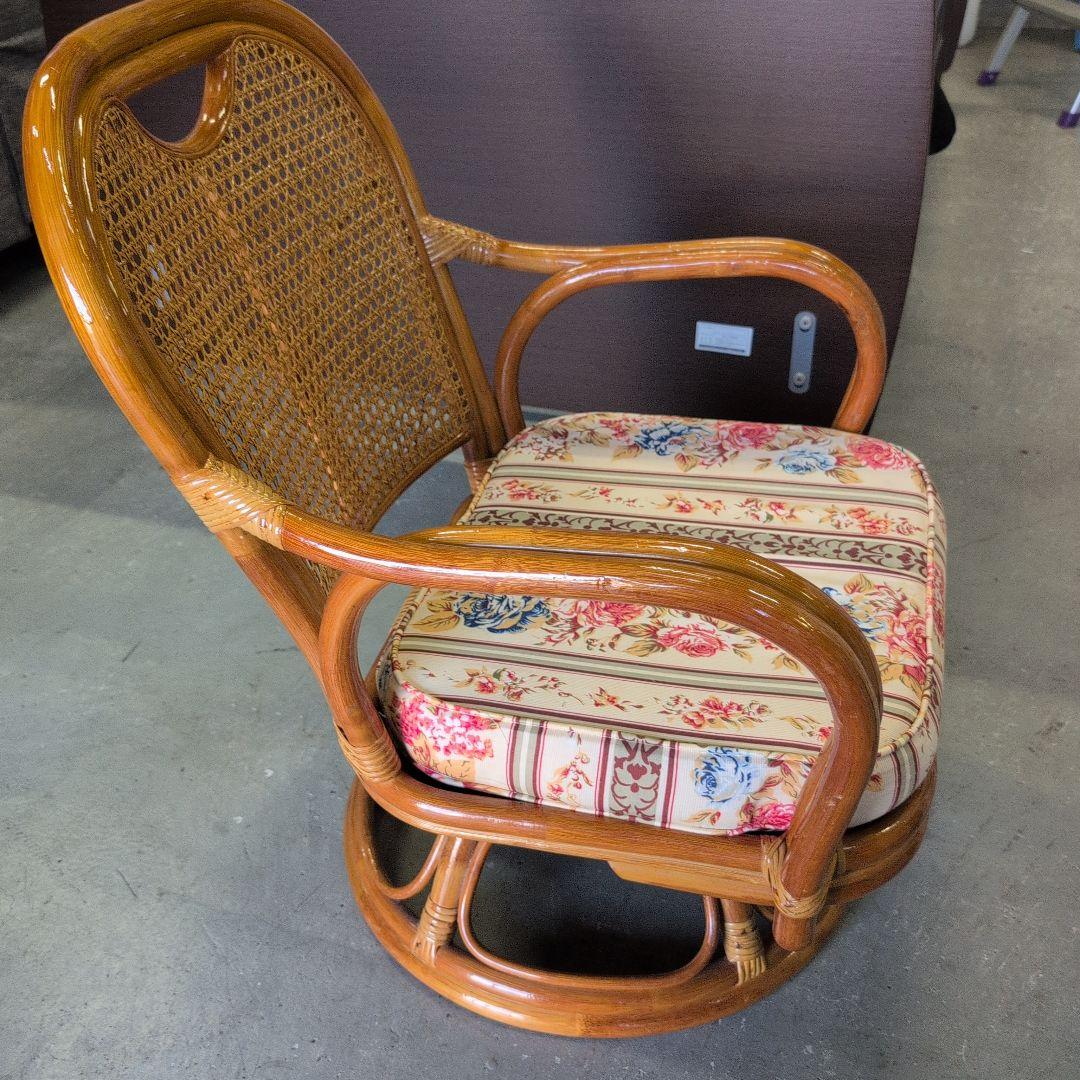 【美品】籐椅子