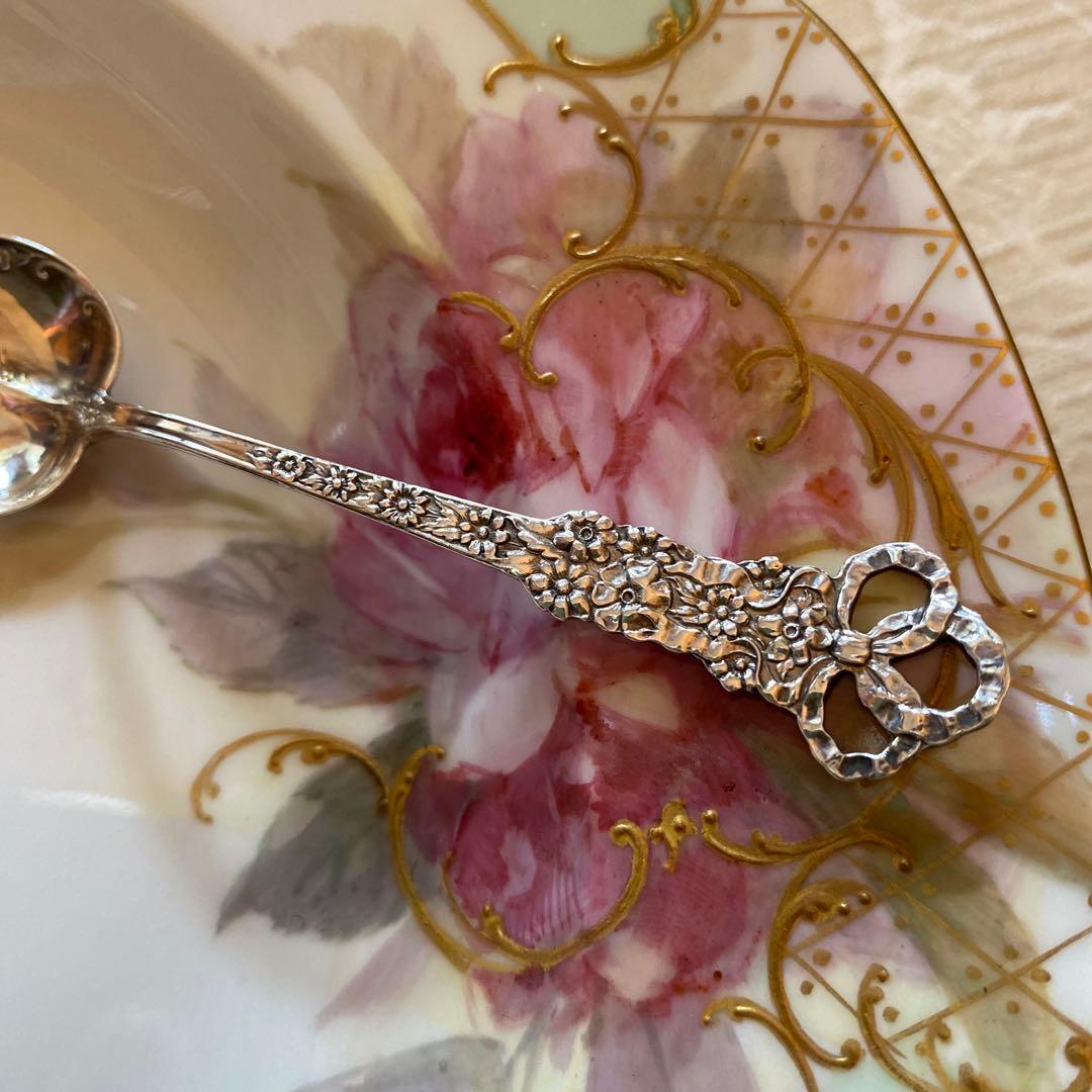 【米国】純銀 スターリングシルバー／スプーン ３本