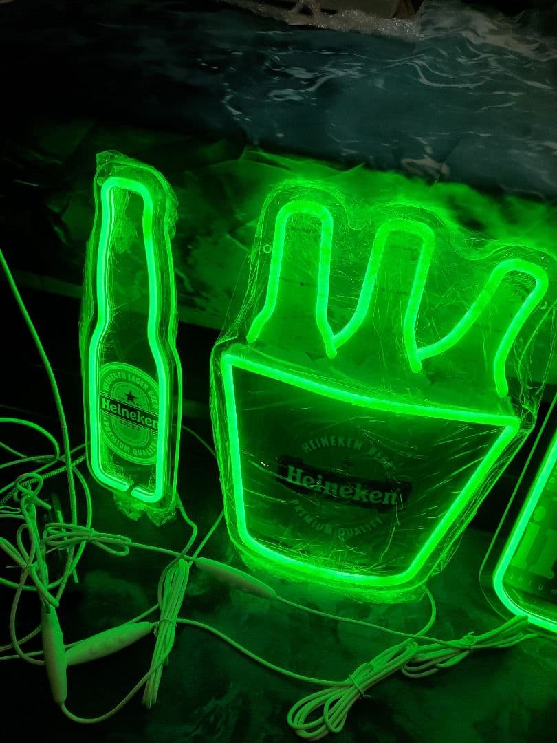 Heineken ネオンライト 3点セット