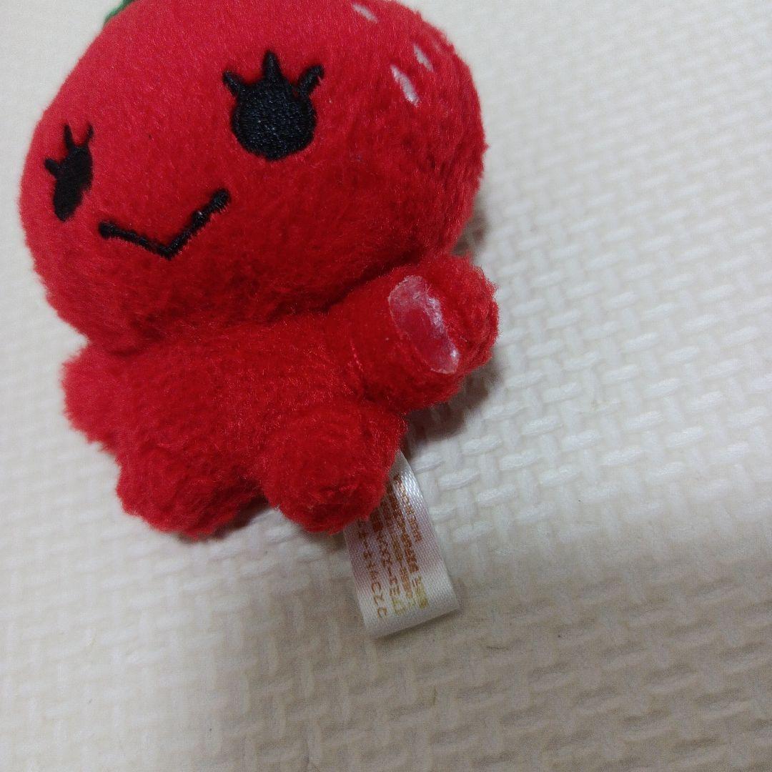サンエックス　みかんぼうや　平成レトロ　いちご　ぬいぐるみ　キーチェーン　赤色
