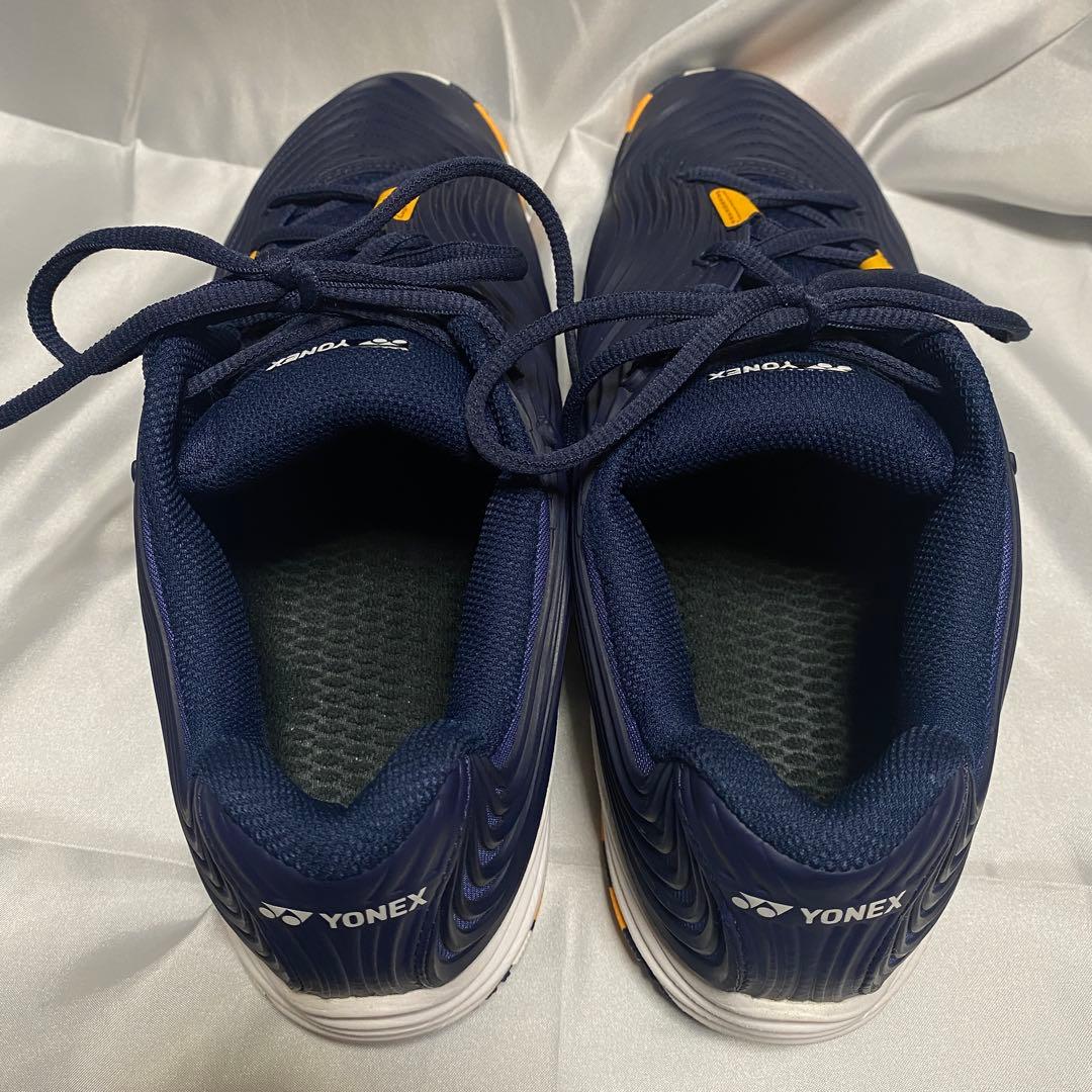 YONEX ヨネックス　27cm テニスシューズ フュージョンレブ5 ネイビー