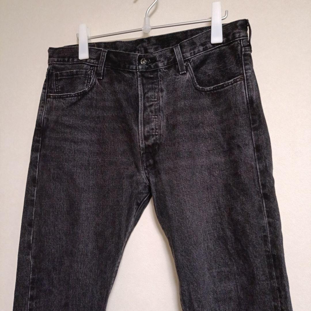 501　ブラックデニムパンツ　別注　セルビッチ　エディフィス