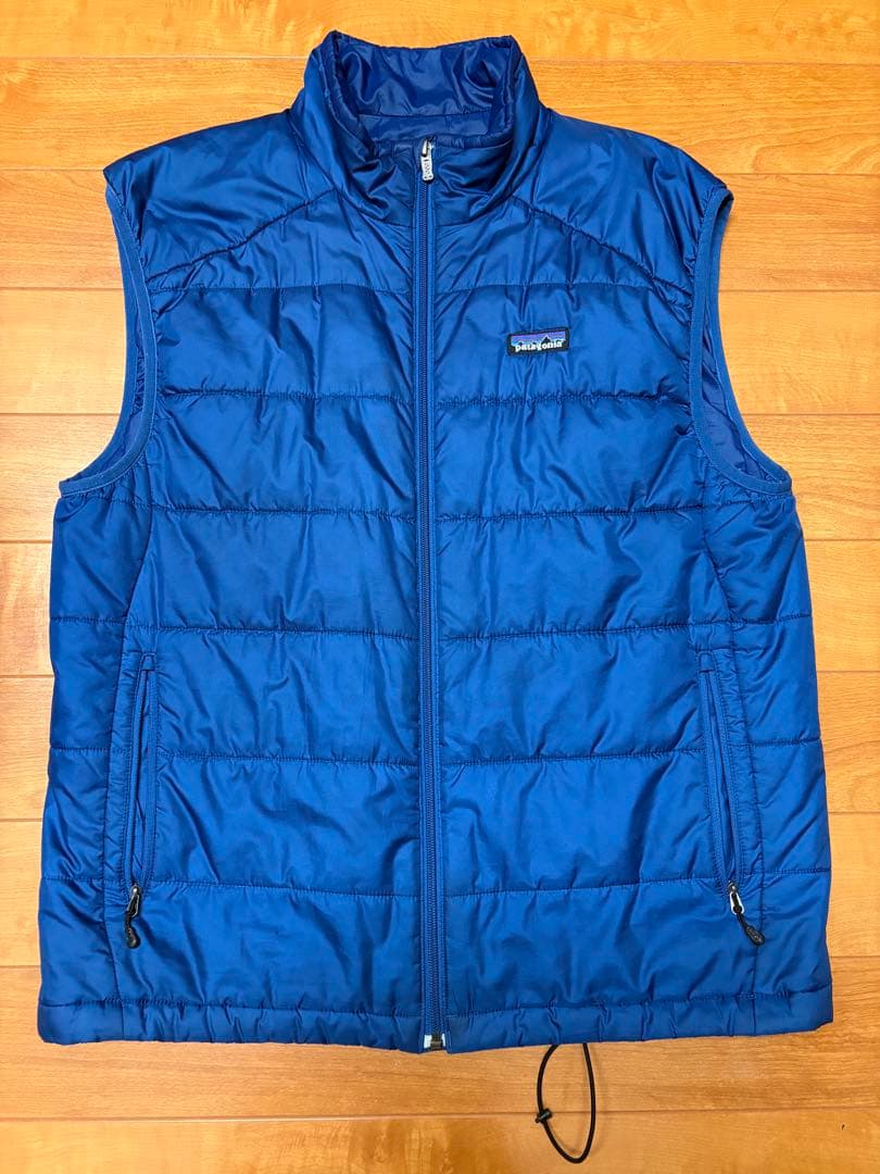 patagonia ダウンベスト L 青
