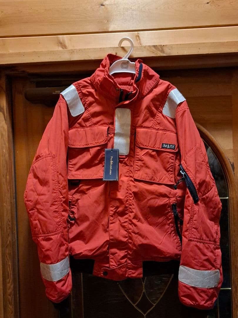 POLO　ラルフローレン　アウター　リフレクター　サイズS　マリン　ジャケット