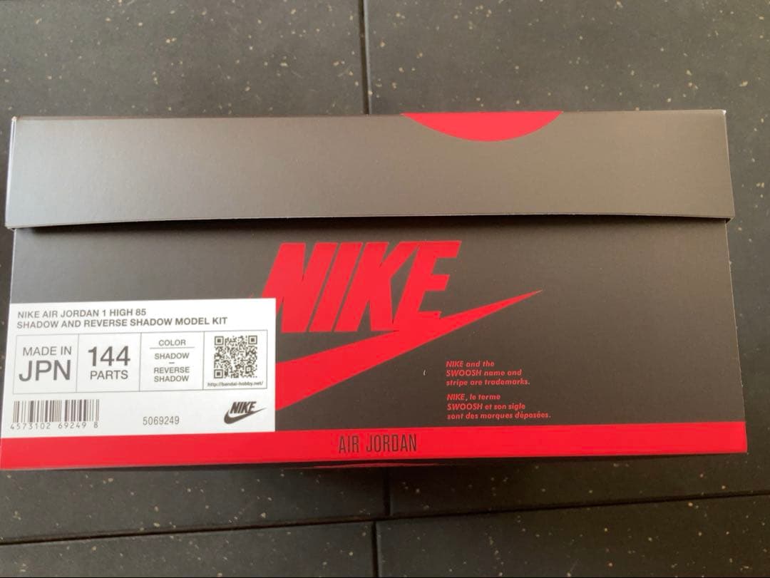 NIKE エアジョーダン JPN 144 レッド/ブラック(模型)