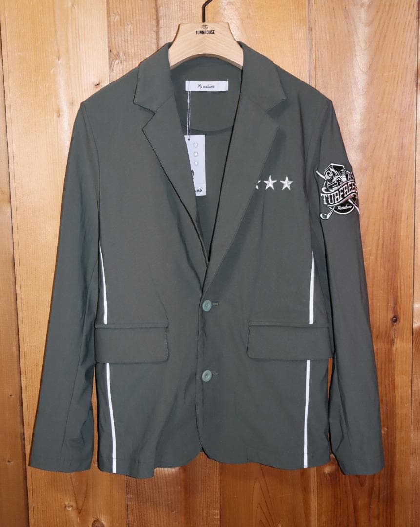 新品 ラッセルノ ストレッチ 2B テーラードジャケット (5/Lサイズ) Ⓗ