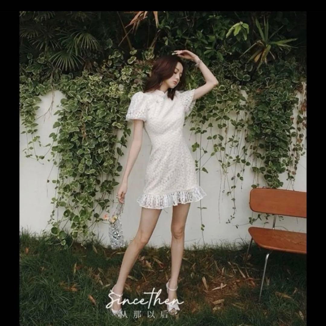 sincethen(シンスゼン) チャイナドレス風ミニワンピース