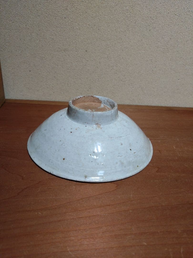 珠光青磁 平茶碗 米色青磁