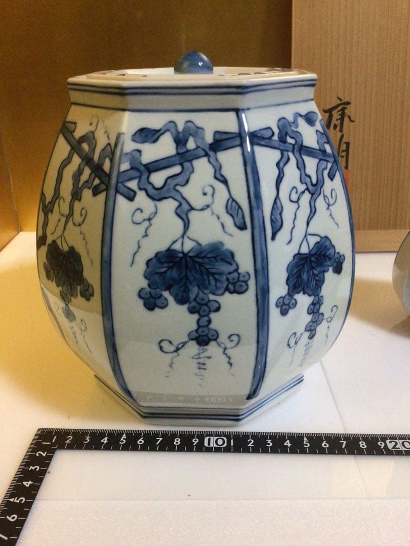 茶道具 染付皆具 共箱付き