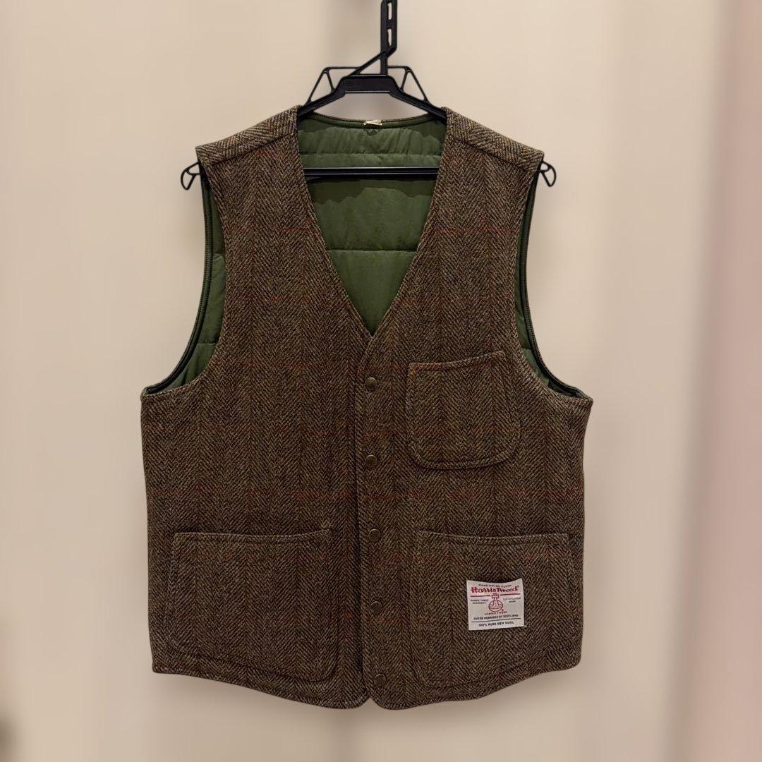 RRL Harris Tweedリバーシブル ベスト