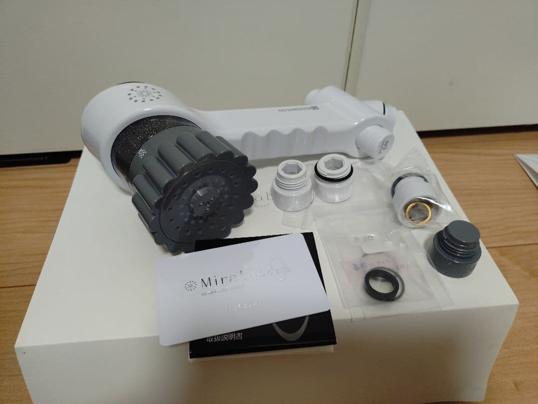 ミラブルゼロ シャワーヘッド ホワイト/グレー