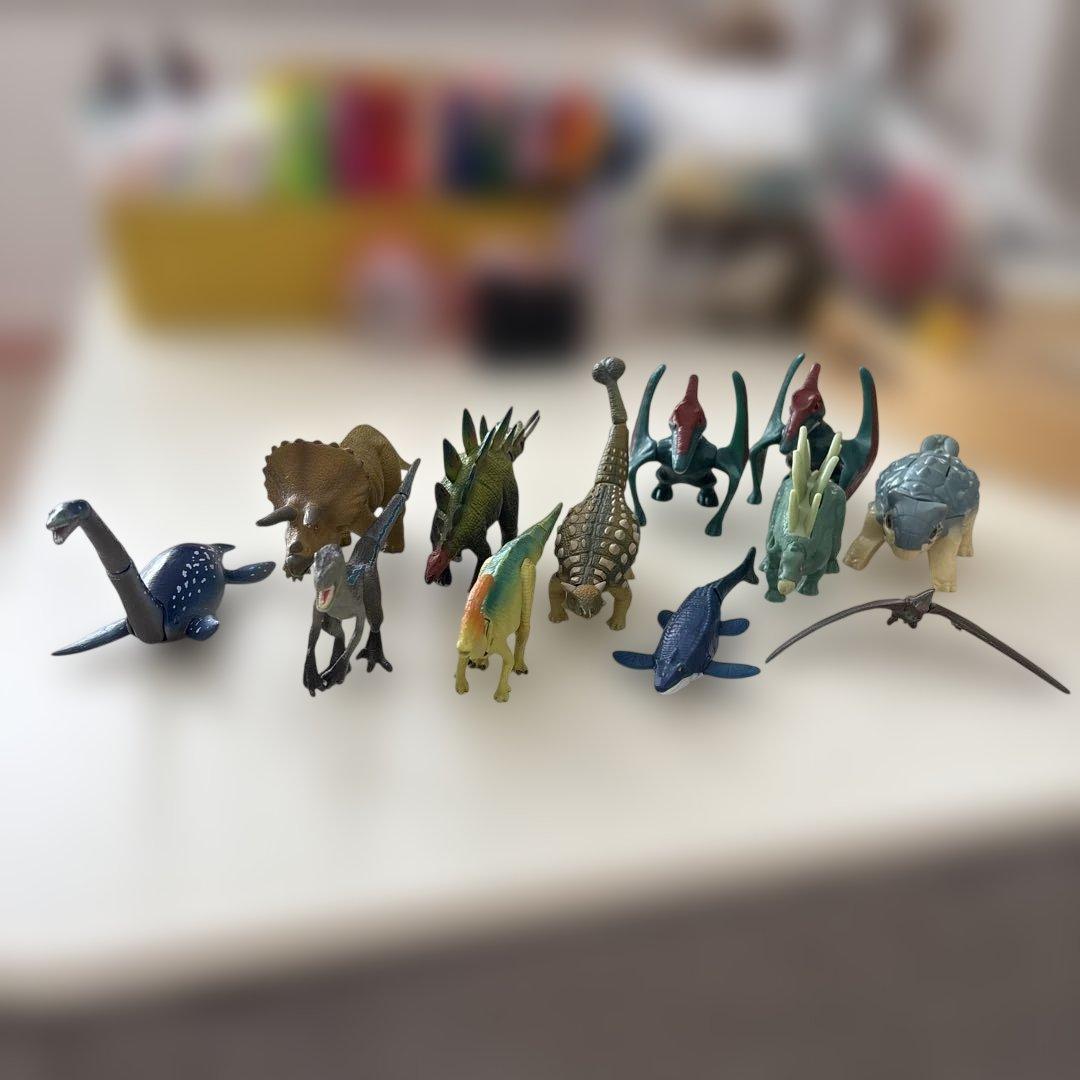 恐竜　12個まとめ売り　マック　アニア