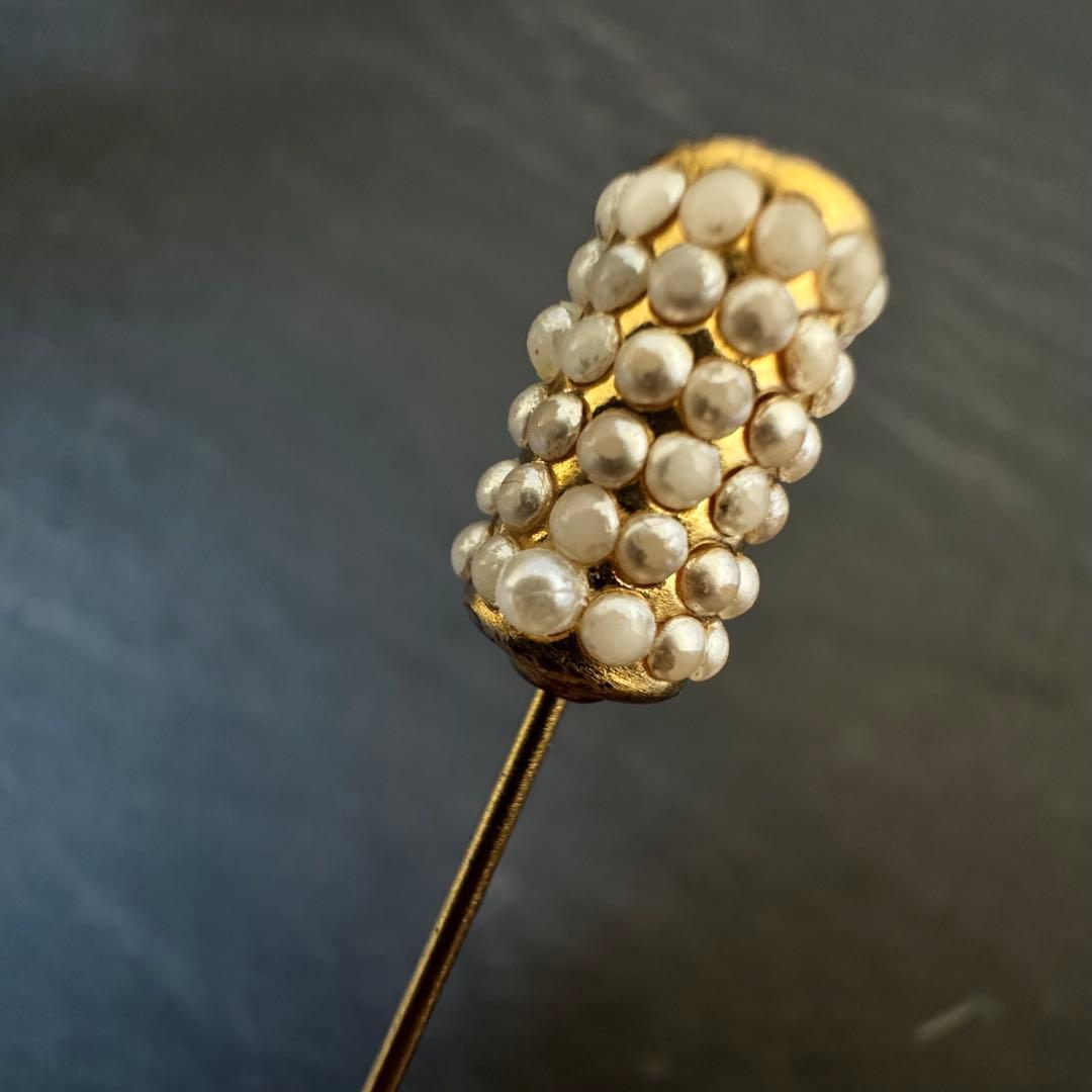 CHANEL シャネル 02P ハート パール ゴールド ピンブローチ