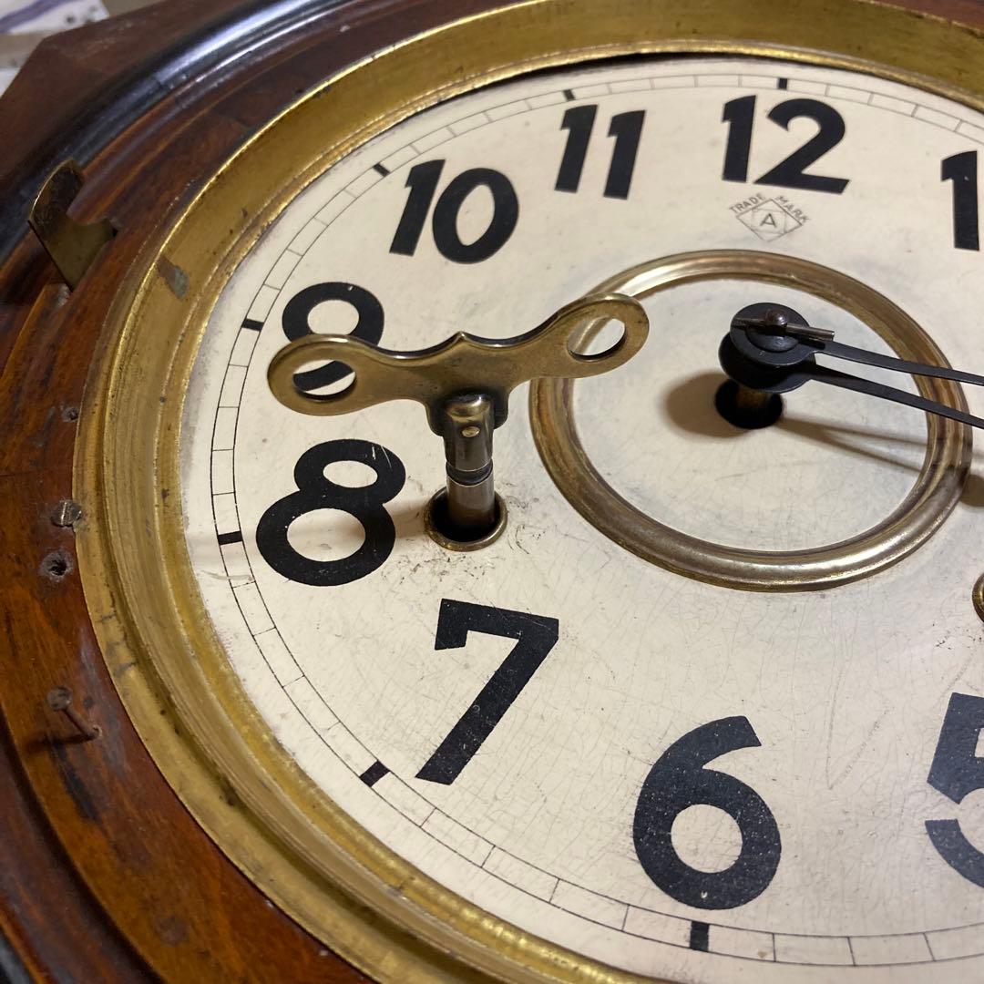 アンソニア　壁掛け　ボンボン時計　明治　振り子