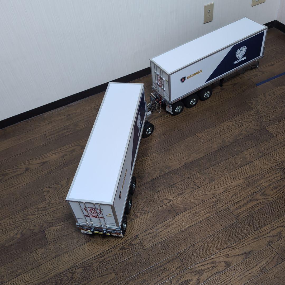 タミヤ1/14ダブルストレーラー