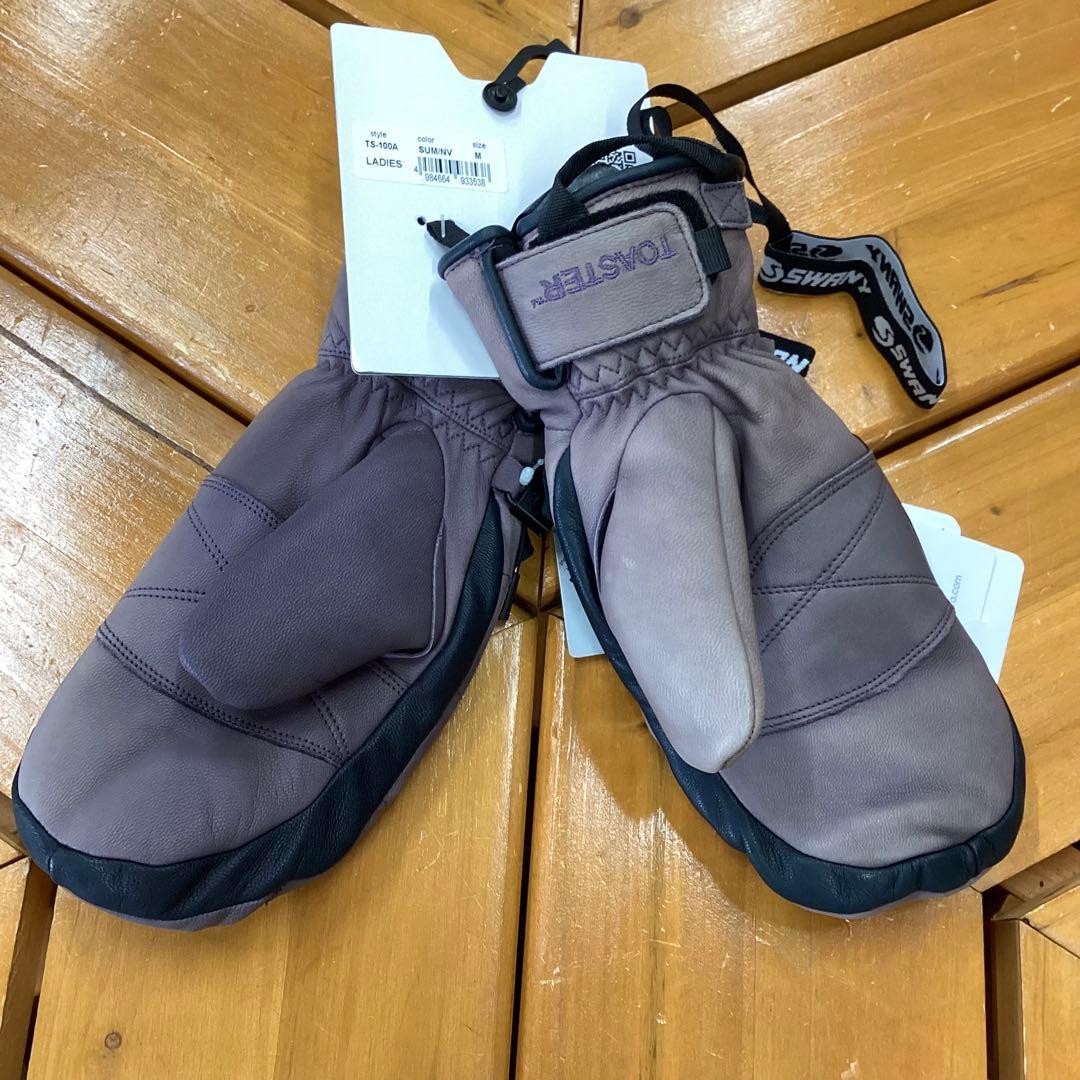 【店頭展示品、色褪せあり】　SWANY スノーボードグローブ　レディース　M