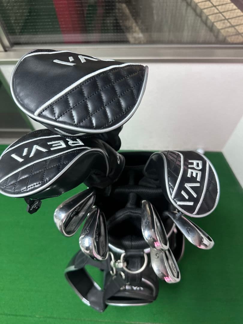 キャロウェイ　REVA　フルセット、バック付き（パターなし）