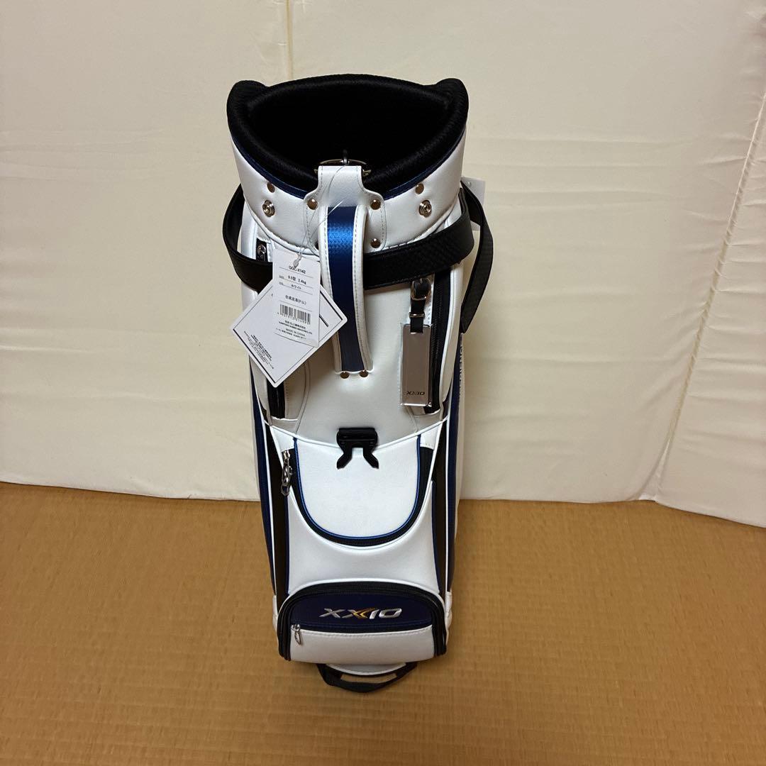 XXIO キャディバッグ ホワイト/ネイビー