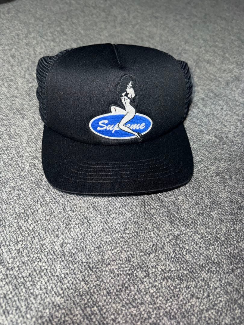 ぴ*け様 Supreme ブラックキャップ メッシュ