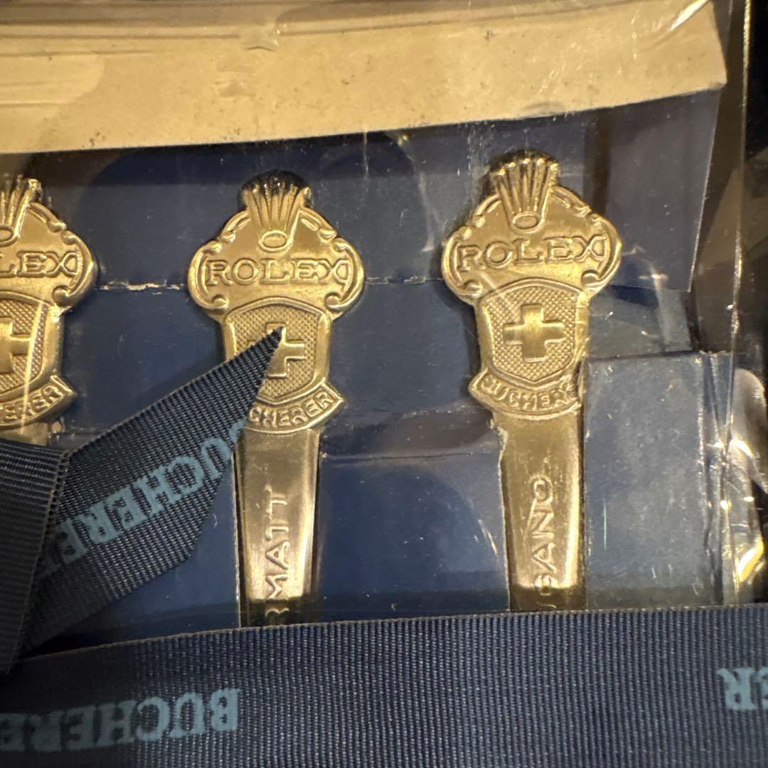 未使用 非売品 ROLEX BUCHERER カトラリースプーンセット 希少
