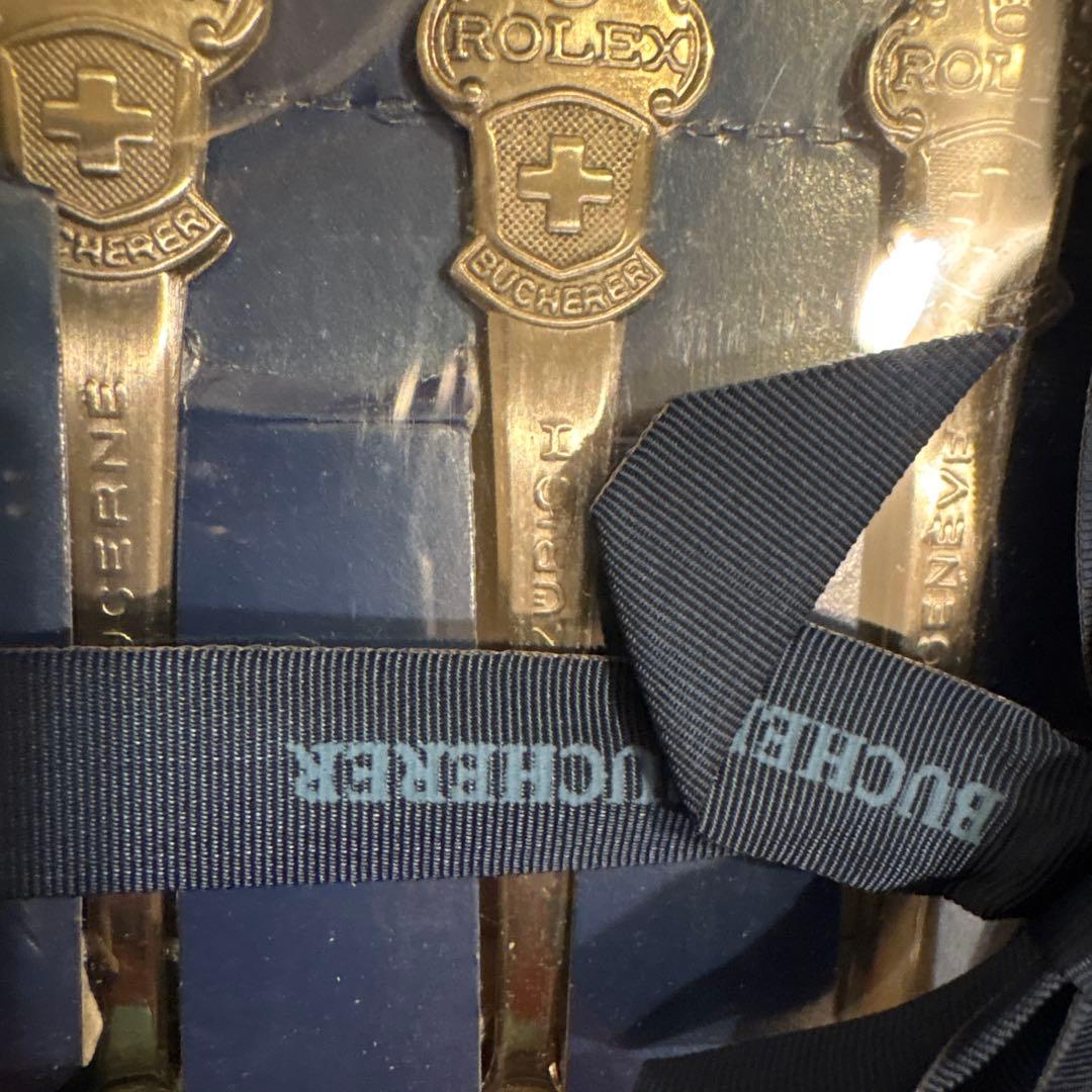 未使用 非売品 ROLEX BUCHERER カトラリースプーンセット 希少