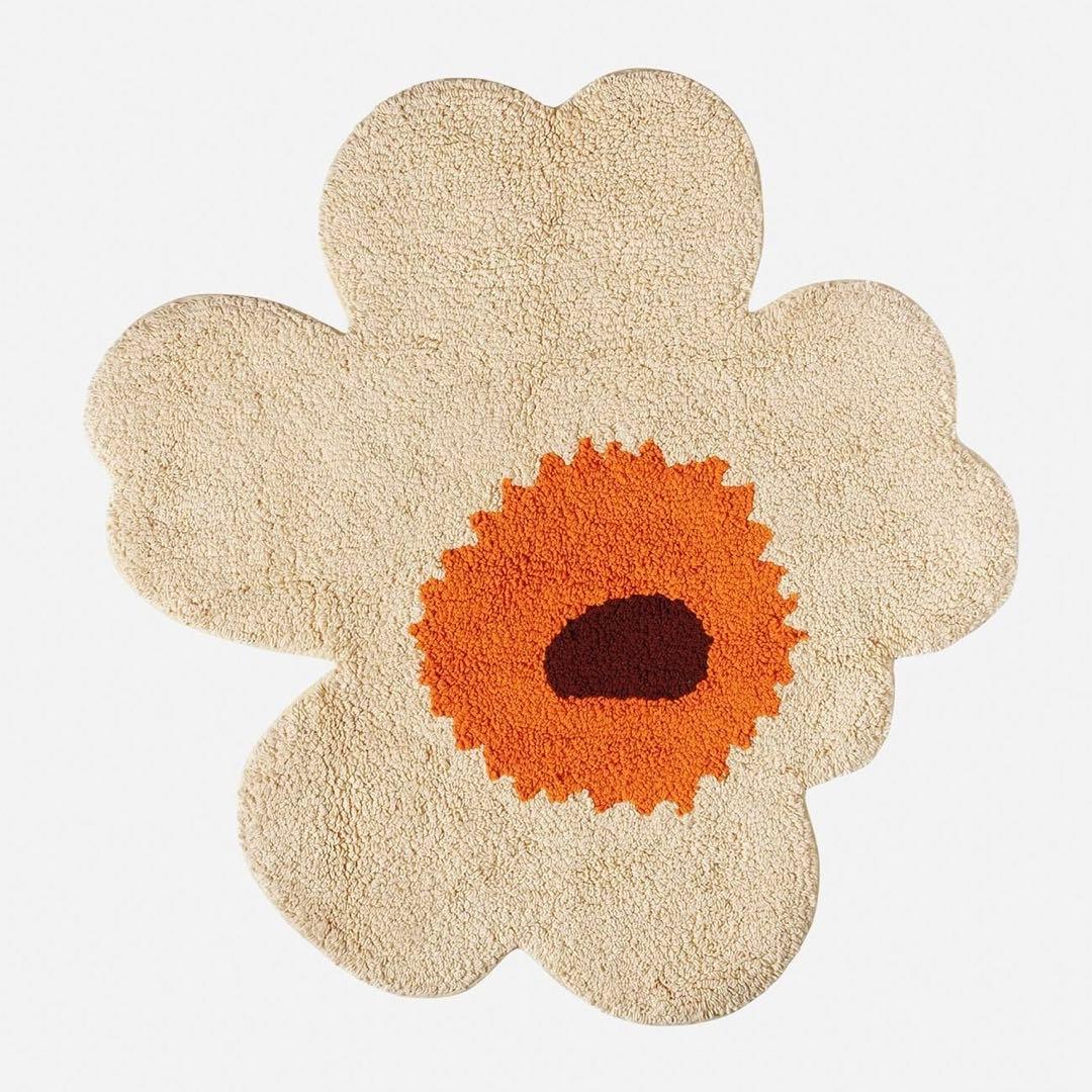 【未使用】マリメッコ Unikko バスルームマット 73x74cm